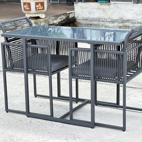 GHẾ QUẦY BAR NHỰA GIẢ MÂY