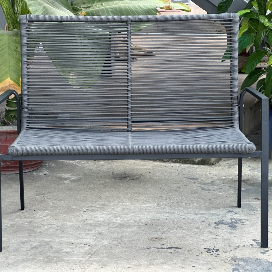 GHẾ NGOÀI TRỜI 2 CHỖ, CÓ TAY