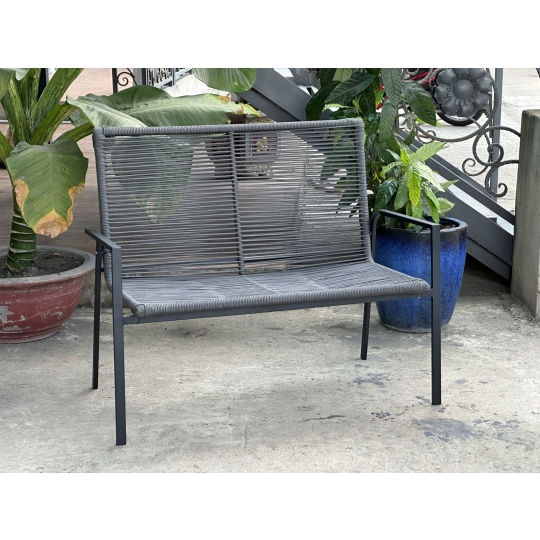 GHẾ NGOÀI TRỜI 2 CHỖ, CÓ TAY