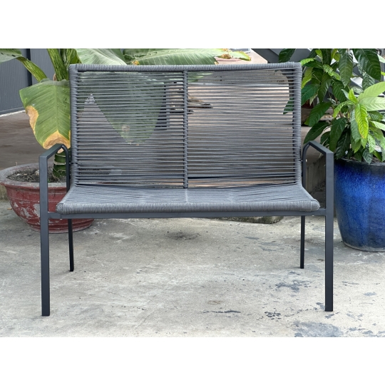 GHẾ NGOÀI TRỜI 2 CHỖ, CÓ TAY